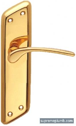 Mars Lever Latch Polished Brass